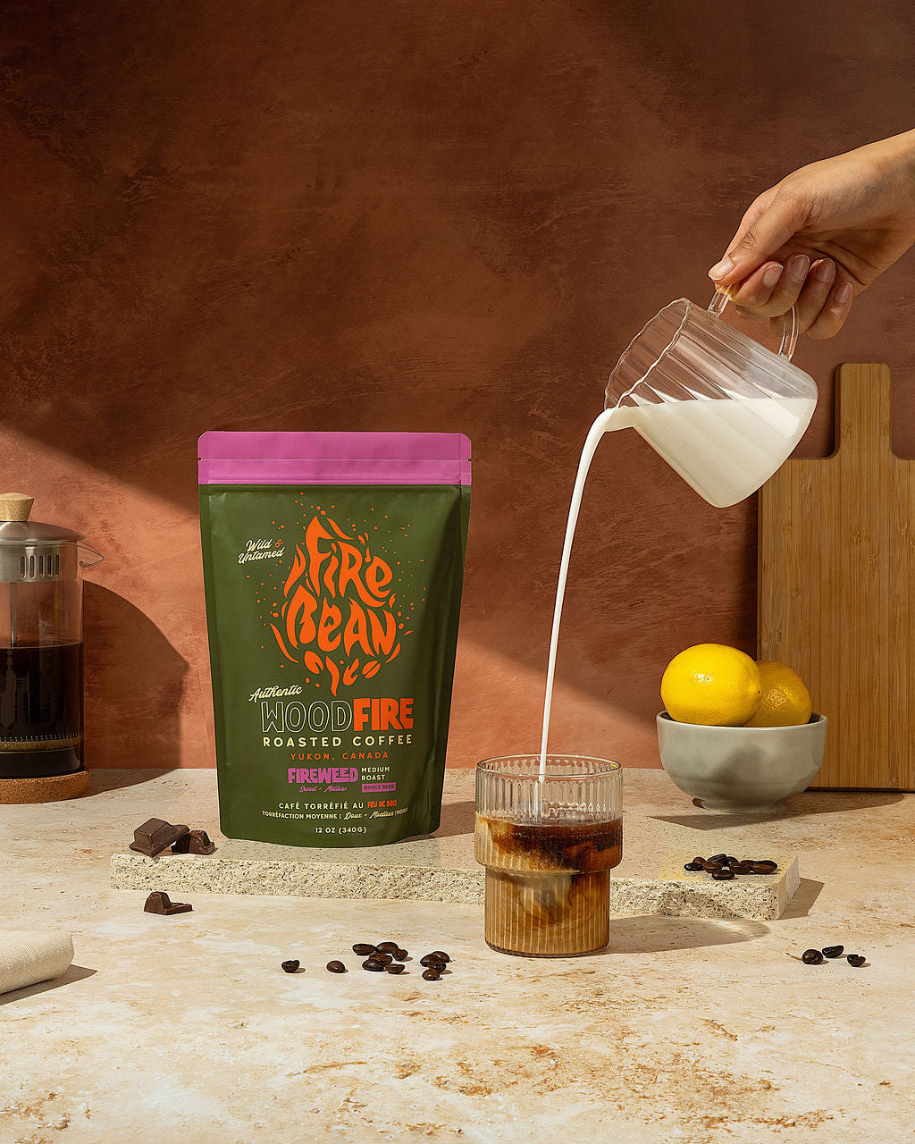 Experience small-batch coffee roasted over real woodfire. Free Shipping.